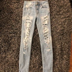 American Eagle Super Stretch Light Wash Jeggings